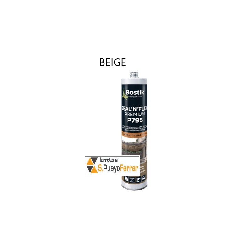 BOSTIK P795 SEAL’N’FLEX FC PREMIUM BEIGE 300ML BOSTIK P795 SEAL’N’FLEX FC PREMIUM BEIGE 300ML