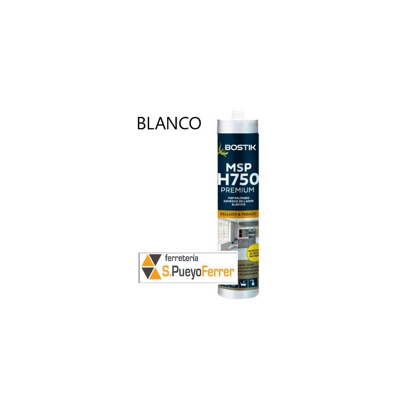 BOSTIK H750 BLANCO 290ML BOSTIK H750 BLANCO 290ML