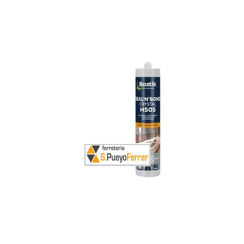 BOSTIK H505 CRYSTAL 290ML BOSTIK H505 CRYSTAL 290ML