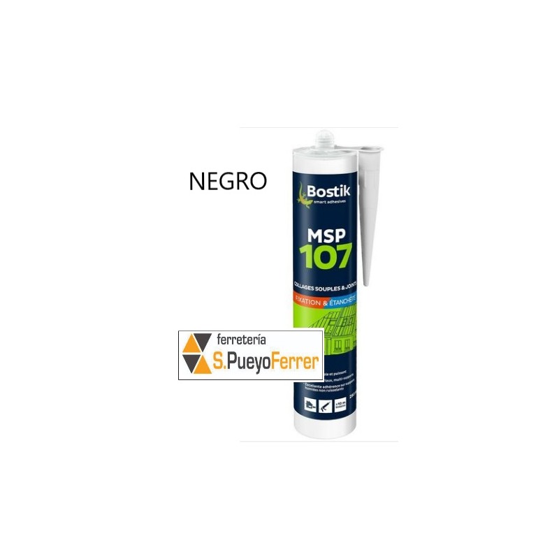 BOSTIK MS 107 NEGRO 290ML BOSTIK MS 107 NEGRO 290ML