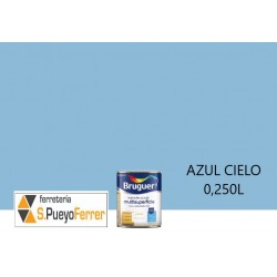 ESMALTE ACRILICO SATINADO AZUL CIELO 0,250L