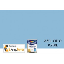 ESMALTE AGUA SATINAD AZUL CIELO 0,750L