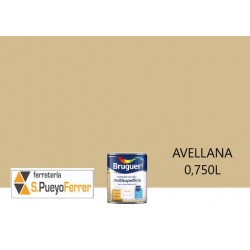 ESMALTE AGUA SATINADO AVELLANA 0,750L