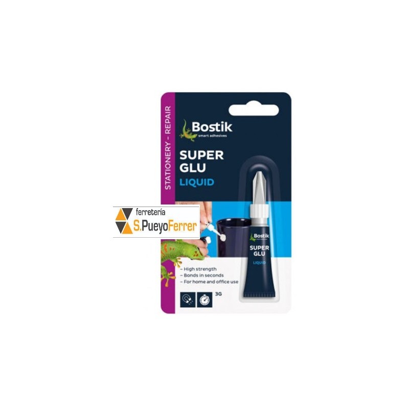 BOSTIK GLUEFIX GEL TUBO 3GR