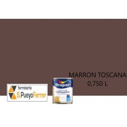 ESMALTE ACRILICO SATINADO MARRON TOSCANA 0,750L