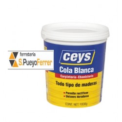 CEYS COLA BLANCA MADERA TARRO 1 KG