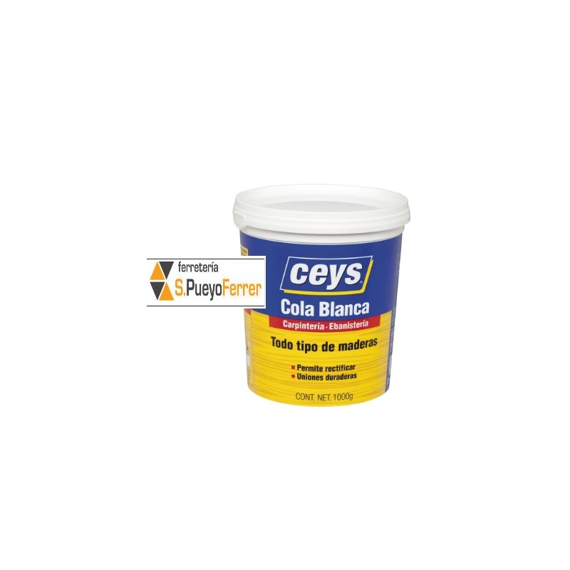 CEYS COLA BLANCA MADERA TARRO 1 KG CEYS COLA BLANCA MADERA TARRO 1 KG