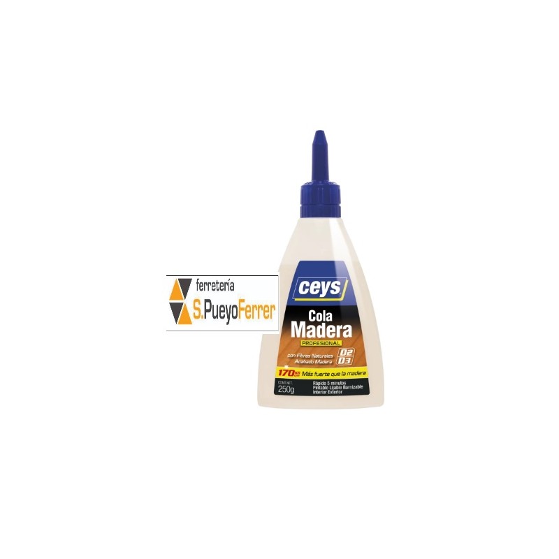 CEYS COLA MADERA PROFESIONAL BIBERON 500G CEYS COLA MADERA PROFESIONAL BIBERON 500G