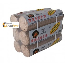 BRIQUETA COMBUSTIBLE COMPACTA