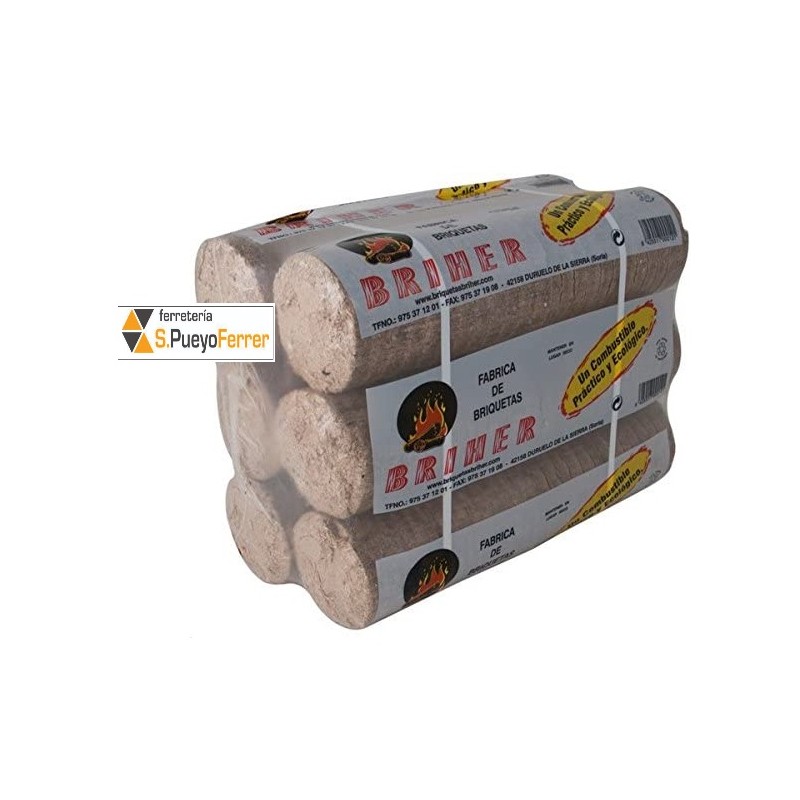 BRIQUETA COMBUSTIBLE COMPACTA