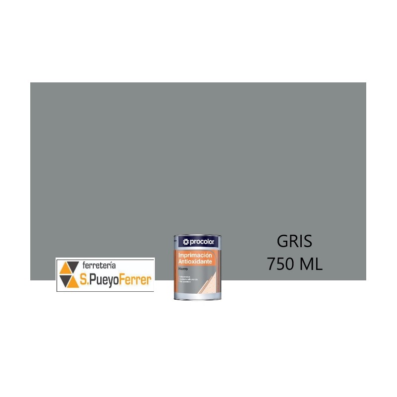 PROCOFER IMPRIMACION ANTIOXIDANTE GRIS 0,750L PROCOFER IMPRIMACION ANTIOXIDANTE GRIS 0,750L