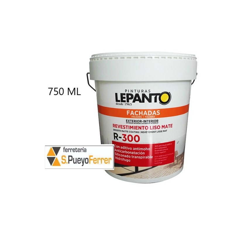PINTURA HIDROFUGO INT-EXT R-300 0,750L PINTURA HIDROFUGO INT-EXT R-300 0,750L