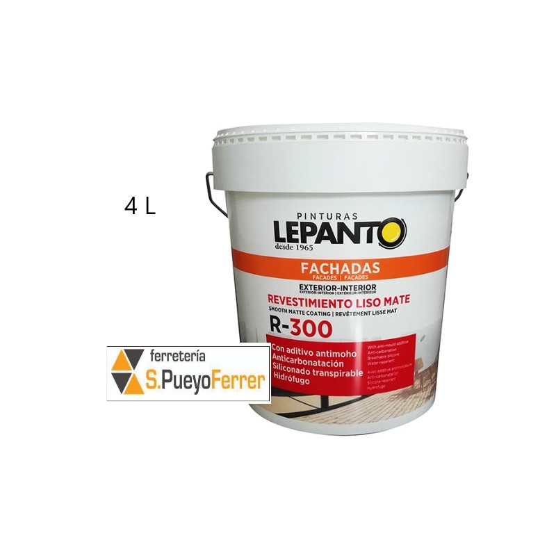 PINTURA HIDROFUGO INT-EXT R-300 4L PINTURA HIDROFUGO INT-EXT R-300 4L