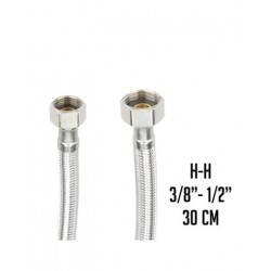 CONEXION H1/2-H3/8 30CM INOX latiguillo