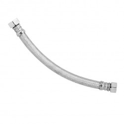CONEXIÓN H3/8-H3/8 40CM INOX latiguillo