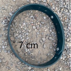 COLLAR GOMA-TELA 7CM VACA