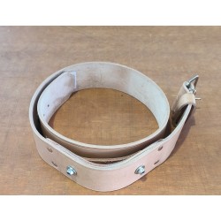 COLLAR PIEL VACA 6CM