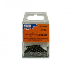 BLISTER PUNTA ACERO C/PERD 2X25 65UN