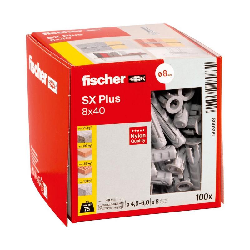 TACO ANCLAJE SX8 FISCHER (100)