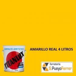 ESMALTE BRILLANTE AMARILLO REAL 4L