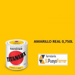 ESMALTE BRILLANTE AMARILLO REAL 0,750L