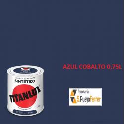 ESMALTE BRILLANTE AZUL COBALTO 0,75L