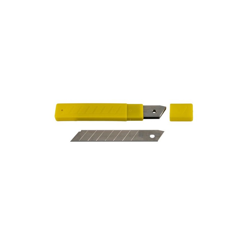 ESTUCHE RECAMBIO 10 HOJAS CUTTER 18 MM