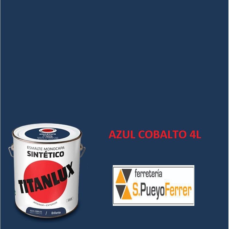 ESMALTE BRILLANTE AZUL COBALTO 4L ESMALTE BRILLANTE AZUL COBALTO 4L