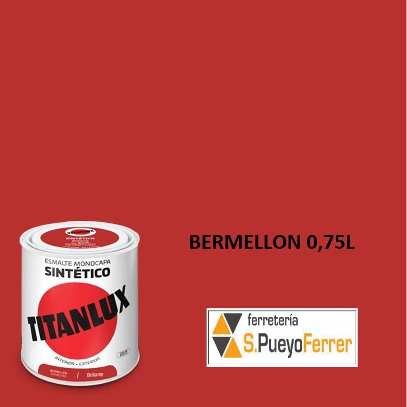 ESMALTE BRILLANTE BERMELLON 0,75L ESMALTE BRILLANTE BERMELLON 0,75L