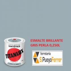 ESMALTE BRILLANTE GRIS PERLA 0,250L