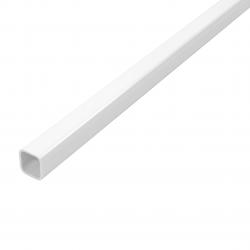 TUBO CUADRADO 20X20 1MT ALUM BLANCO