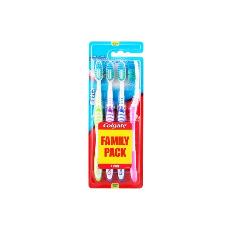 CEPILLO DENTAL COLGATE EXTRA CLEAN 4 UNIDADES