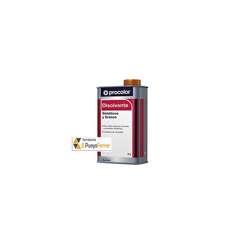 DISOLVENTE SINTETICOS Y GRASOS 1L