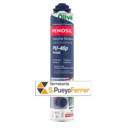 ESPUMA POLIURETANO PISTOLA 750 ML
