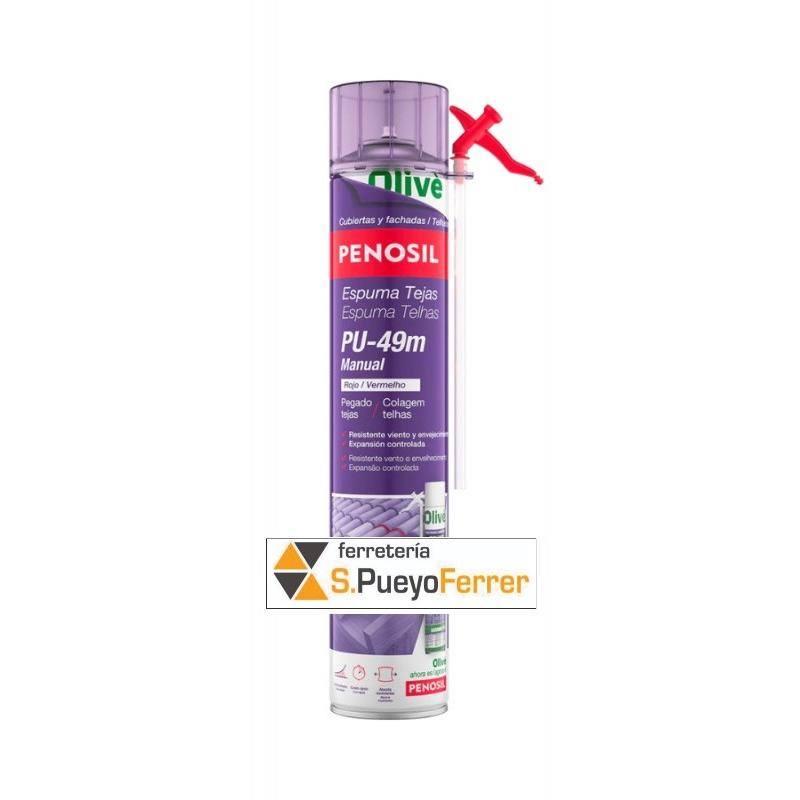 ESPUMA POLIURETANO 750 ML TEJAS CANULA ESPUMA POLIURETANO 750 ML TEJAS CANULA