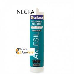 SILICONA CARTUCHO NEGRA 280 ML