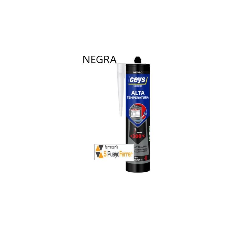 SILICONA ALTA TEMPERATURA NEGRA 300ML