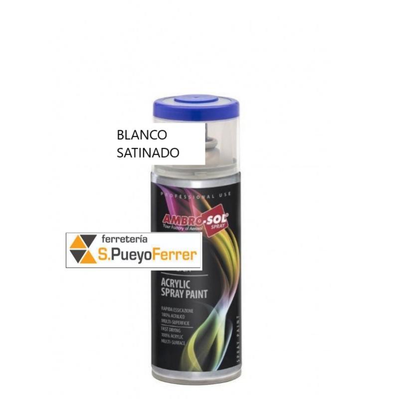 SPRAY RAL 9010 BLANCO SATINADO 400ML SPRAY RAL 9010 BLANCO SATINADO 400ML