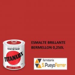 ESMALTE BRILLANTE BERMELLON 0,250L