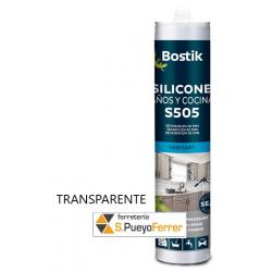 BOSTIK S505 ACIDA BAÑOS Y COCINAS TRASLUCIDO