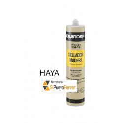 CARTUCHO QUIADSA MASILLA MADERA 300 ML HAYA