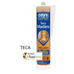 CEYS CARTUCHO SELLADORA MADERA 300ML TECA