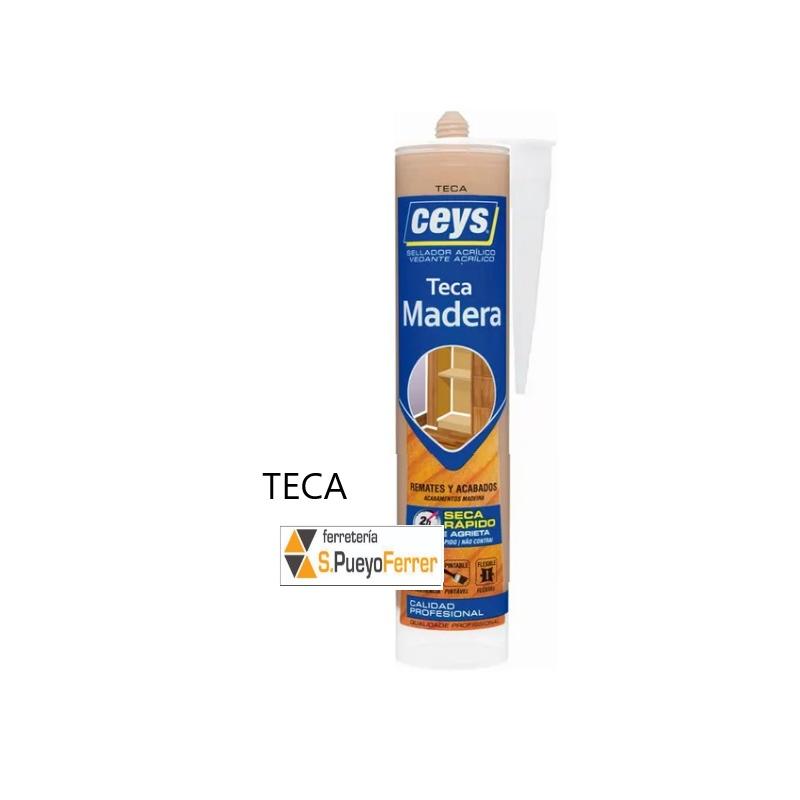 CEYS CARTUCHO SELLADORA MADERA 300ML TECA CEYS CARTUCHO SELLADORA MADERA 300ML TECA