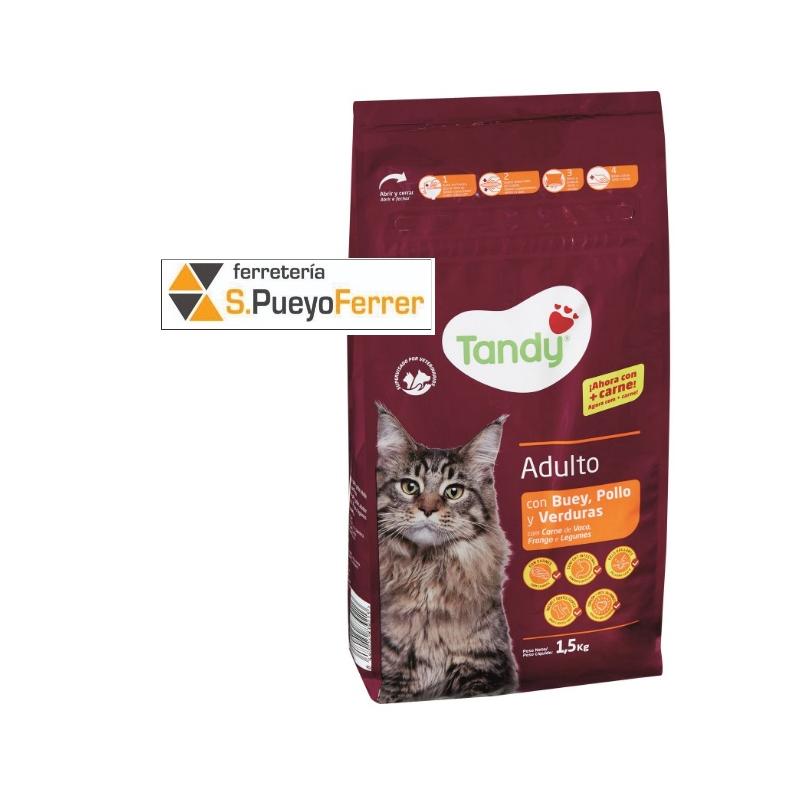 PIENSO GATOS ADULTO BUEY POLLO Y VERDURAS 1.5 KL PIENSO GATOS ADULTO BUEY POLLO Y VERDURAS 1.5 KL