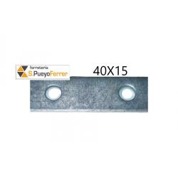 PLACA CARTELA CINCADA 40X15MM 4 PZA