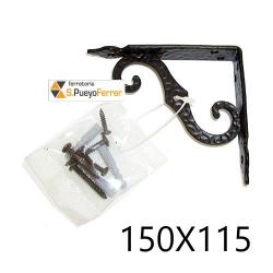 PALOMILLA ORNAMETAL 2-6 NEGRA 150X115