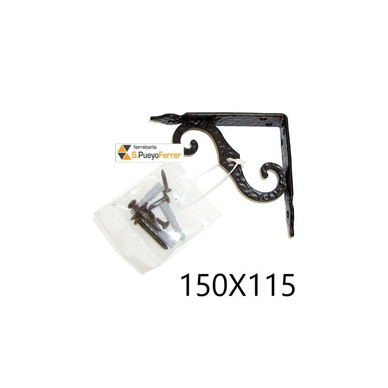 PALOMILLA ORNAMETAL 2-6 NEGRA 150X115