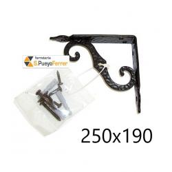 PALOMILLA ORNAMENTAL 2-10 NEGRA 250X190