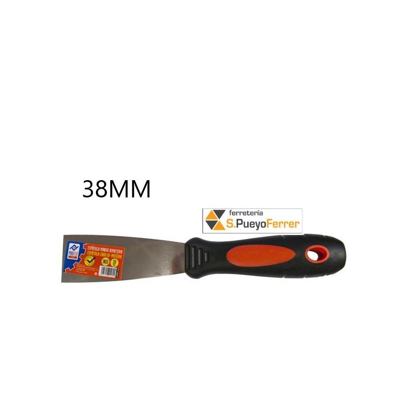 ESPATULA INOX MANGO BIMATERIA 38MM PROFER