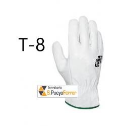 GUANTE FLOR VACUNO NATURAL T8